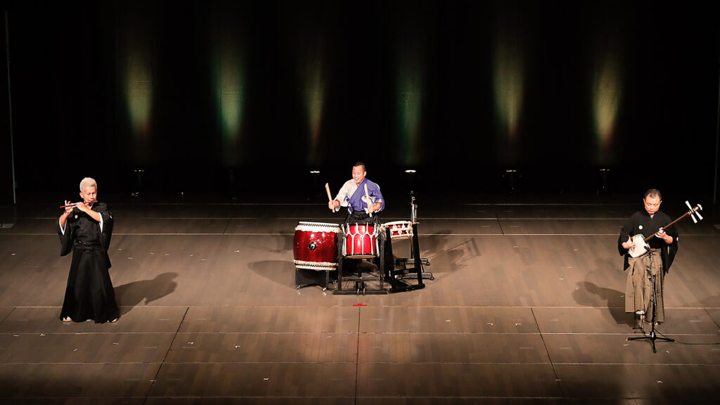 高校公演｜ホール公演で和太鼓・篠笛・津軽三味線