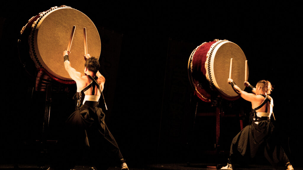 高校公演イメージ|大太鼓演奏