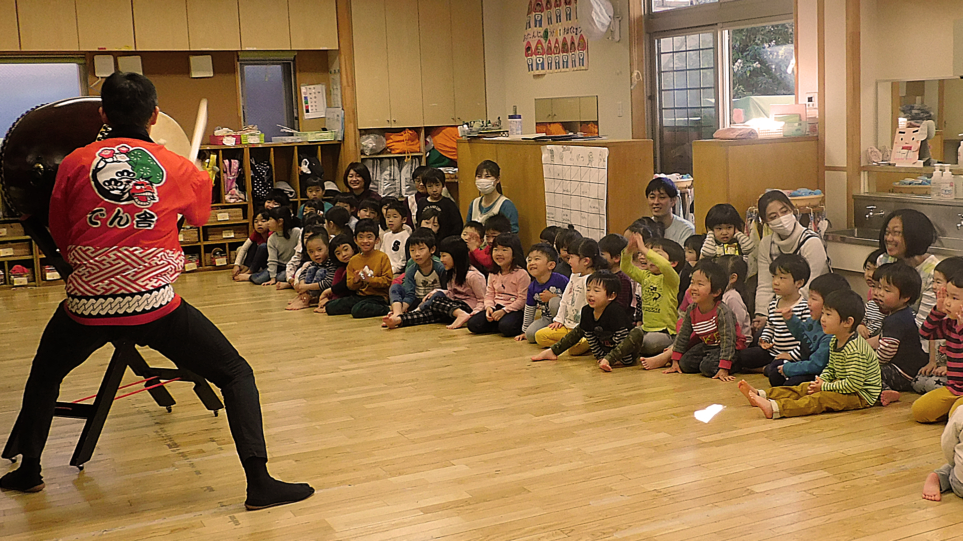 保育園公演｜和太鼓演奏