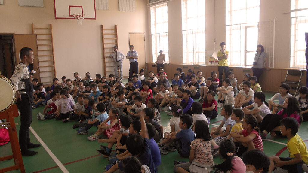 小学校公演での質疑応答